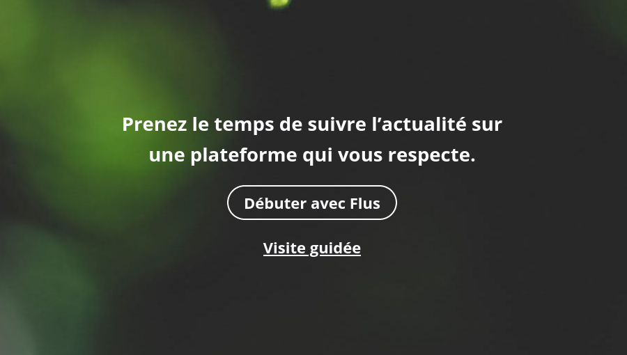 Capture d’écran de la page d’accueil du site flus.fr